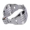 Metal Wrist & Ankle Cuff Chrome Plated Stainless Steel Wrist Cuff Anklet Metal Restraint Gear for Bondage Play Adult Sex Toys