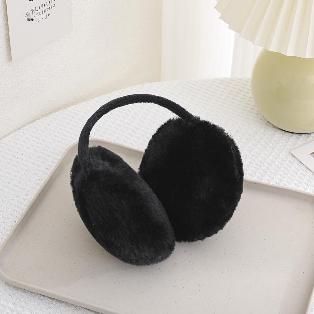 Women s Foldable Korean Style Ear Warmers: Thick, Warm Ear Protection for Winter Diameter 15cm