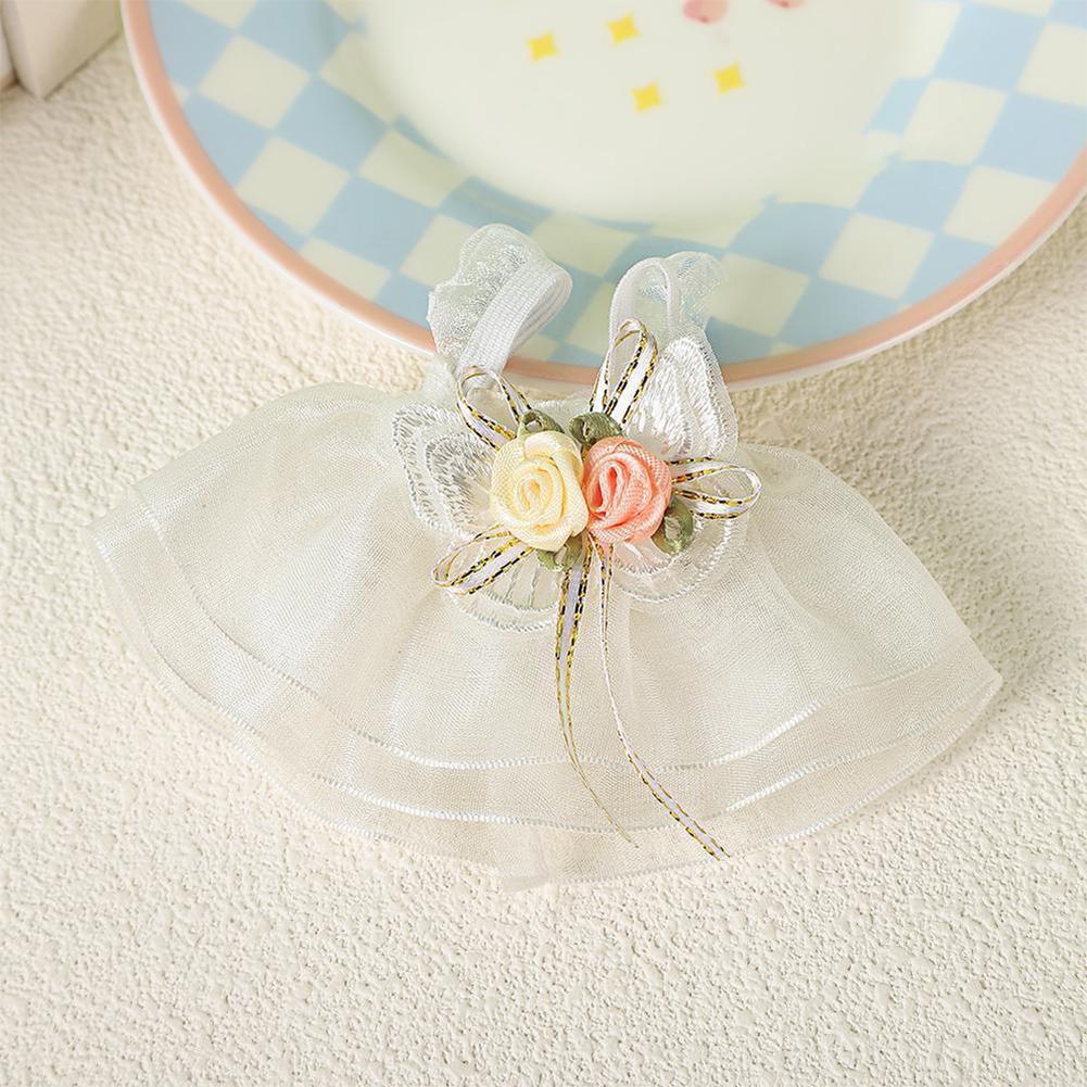 Miniature Princess Dress for 10cm Cotton Dolls Cute DIY Doll Clothes Fashion Accessories Lovely Outfit Gifts for Girls Friends