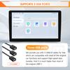 Hizpo 8Core Qualcomm Snapdragon 360° Cam Carplay Android Car Radio for Peugeot 406 1994-2005 GPS FM 2din Autoradio Car Multimedia AI Voice Bluetooth