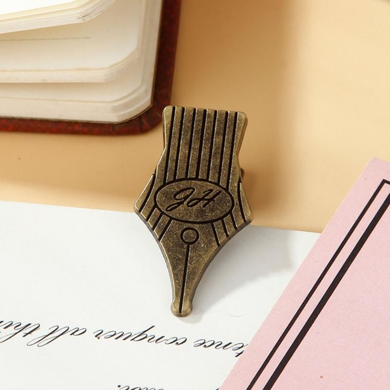 2Pcs Antique Note Paper Clip Journaling Page Clip For Book Notebook Journal Planner Documents Receipt Organization