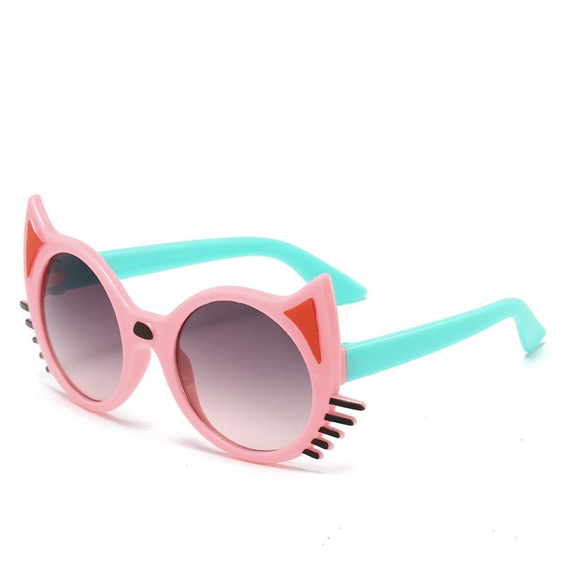 New Cartoon Children Sunglasses Vintage Sun Glasses Cute Baby Protection Eyewear Fashion Sunshade Goggles