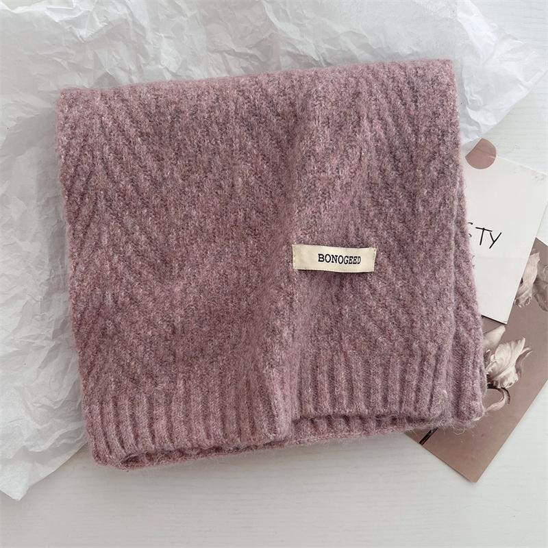 

Женские зимние теплые роскошные шарфы из искусственного кашемира, однотонный модный платок-шаль, женское одеяло, фуляр, пашмина, бандана, шарф 24x85cm