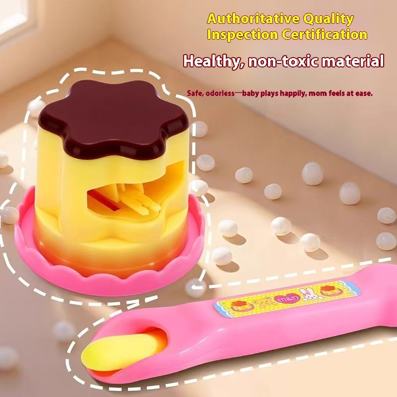 Pudding Toys Home Pretend Play Set Jelly Strawberry Pudding For Girls Feeding Toy Preschool Learning Education Tool Kids Gift