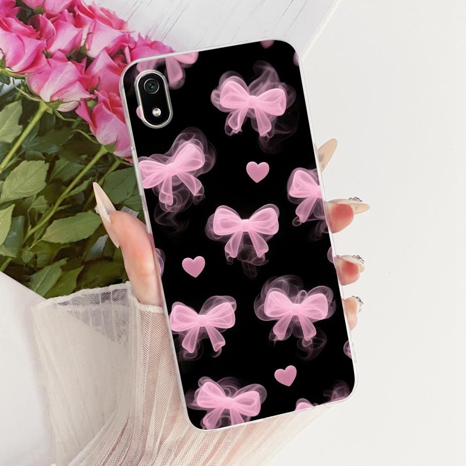 For Xiaomi Redmi 7A Case Luxury Flowers Butterfly Painted Cover Soft Silicone Case For Xiaomi Redmi 7 7A Redmi7 A Redmi7A Fundas