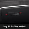 For Mercedes Benz C Class W206  Co-pilot Glove Box Switch Frame Carbon Fiber Pattern Stickers Cover Interior Car Accessories