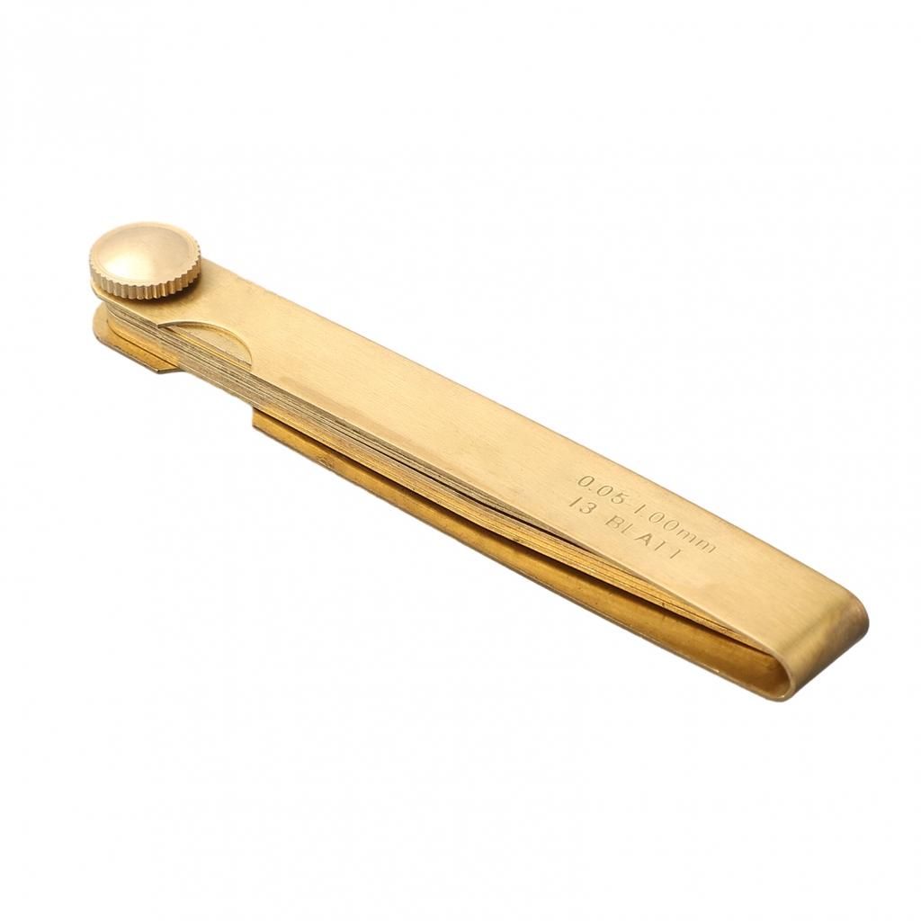 Brass Feeler Gage Engineers Feeler Gauge High Precision Measure Tool Metric