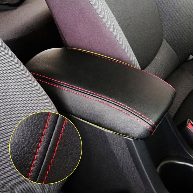 For Toyota Corolla -2024 PU Leather Armrest Pad Car Styling Arm Rest Storage Box Protect Cover Decoration Accessories