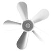 5 Blades Stove Fan Blade Aluminium Alloy Heat Powered Stove Fan Blades Replacement for Fireplace Fan