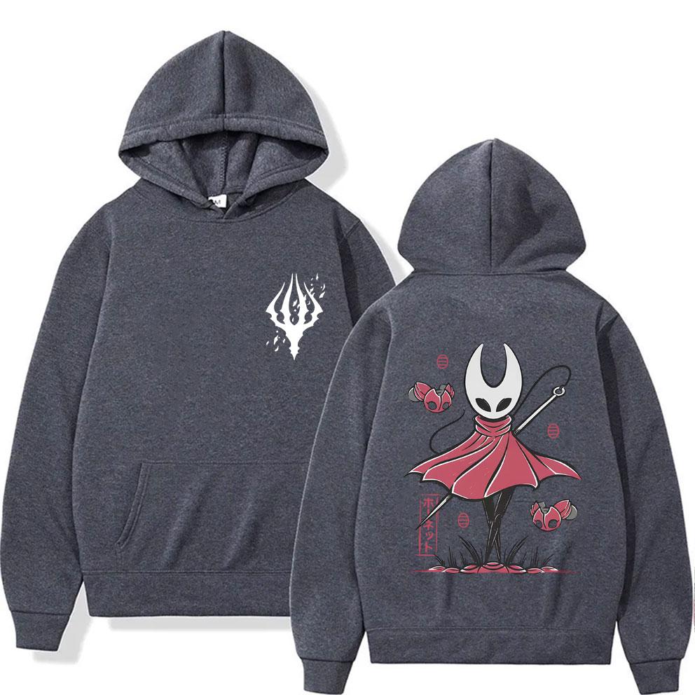 Game Hollow Knight Double Sided Graphic Hoodie Wo Fashion Oversized Streetwear Unisex Casual Vintage Pullover Hoodies
