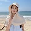 Summer Women's Sun Protection Sunshade UV Protection Hat Large Brim Face Covering Hat Face Mask Neck Protection Hat