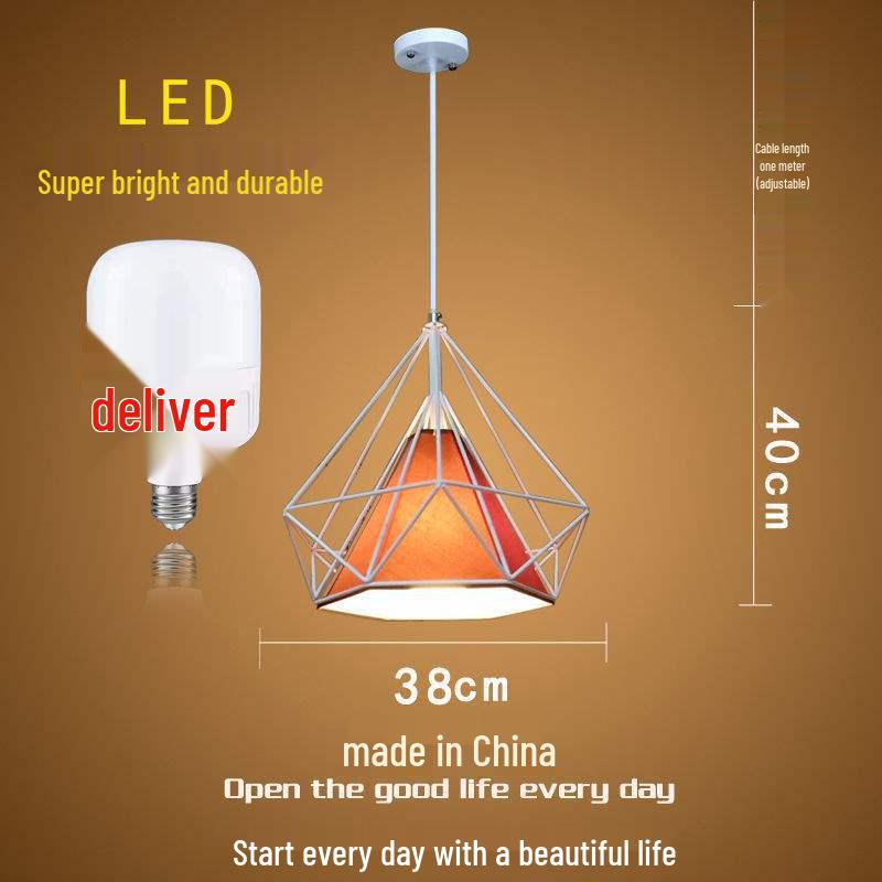 Influencer Friseursalon Retro-Kronleuchter mit Diamant-Dekoration für Friseursalon oder Milchteeladen