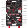 198 Piece Household Tool Set,General Home/Auto Repair Hand Tool Kit with Hammer, Pliers, Wrenches, Sockets and Toolbox Storage C