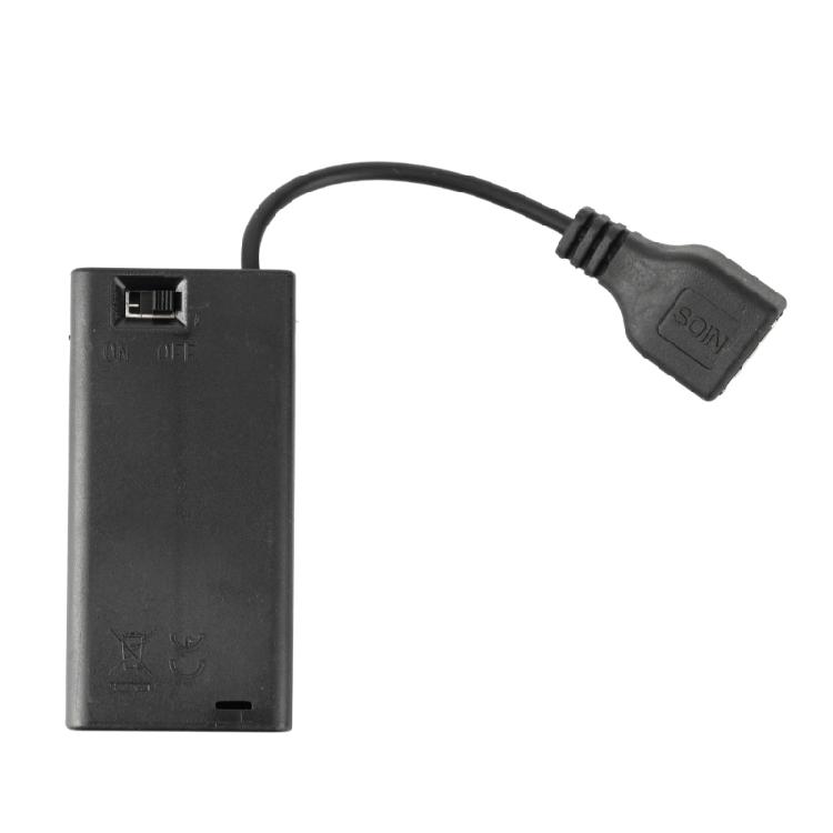 

Кейс для АА батарейок 2/3/4/6/8 відсіків USB Кейс-коробка для АА батарейок USB-роз єм
