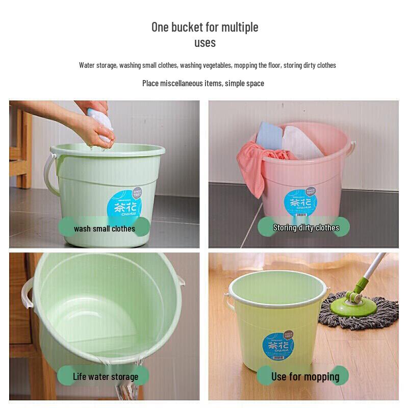 Chahua Plastic Washbasin and Bucket Set
