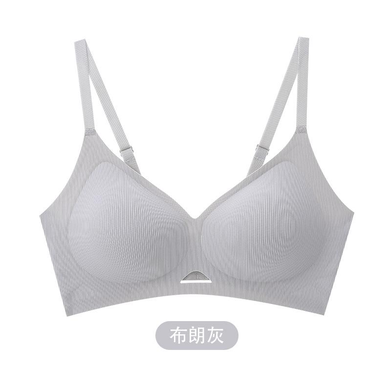 Soft support, comfortable one-piece sexy bra, comfortable gathering jelly strip, no steel ring bra