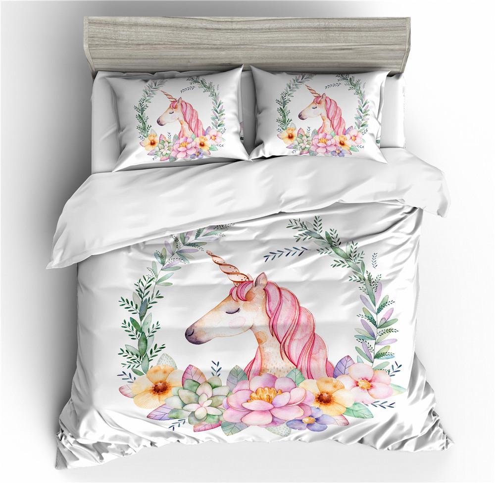 queen size unicorn comforter set