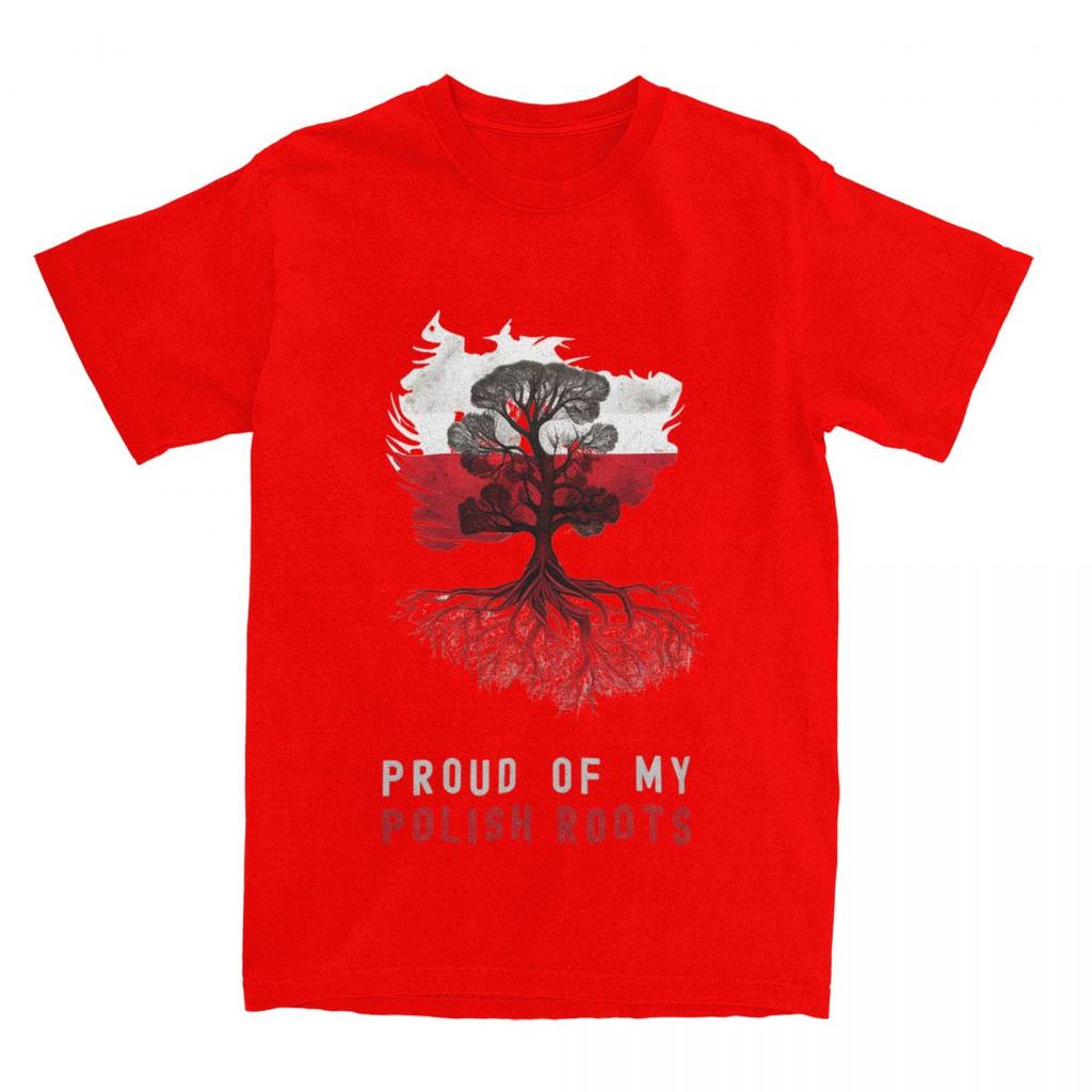 Zabawna koszulka dumna z moich polskich korzeni dla mężczyzn i kobiet, bawełniana, z flagą Polski, koszulka, pomysł na prezent, ubrania