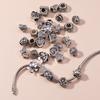Mixed 25pcs Designer Charms Pendants Flowers Heart BFF Skull Alloy Charms Beads For DIY Jewelry Making Bracelets & Bangles