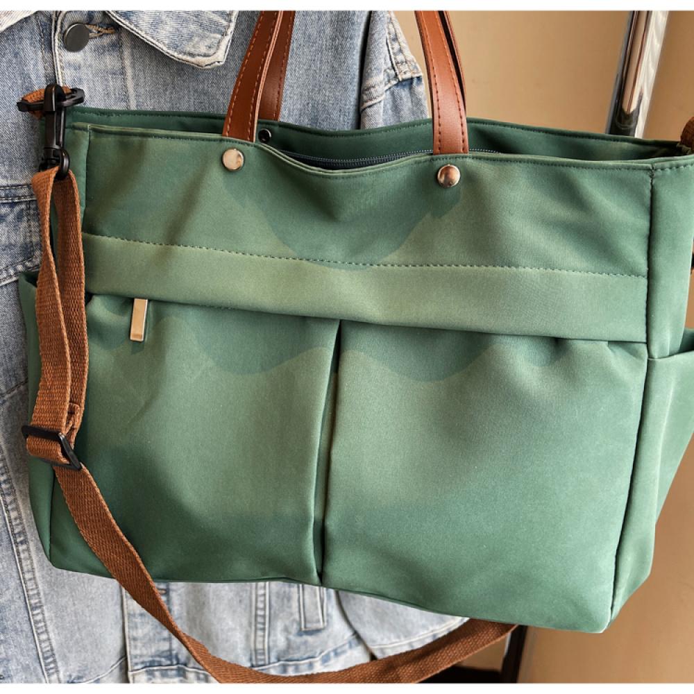 Fashion Women'S Bag Large Capacity Tote Shoulder Bags Nylon Simple Tote Bag Crossbody Laptop Bag Commuting