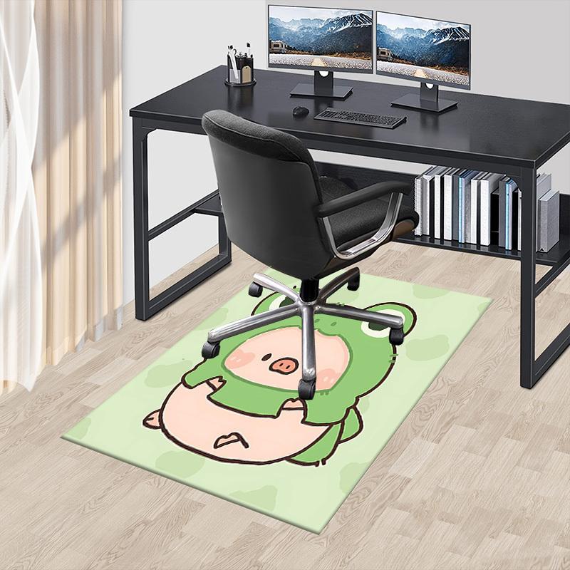1PC Frog Pig Extra Large Non-Slip Floor Carpet, Office, Family, Bedroom, Studio - Large Area Rug Indoor Rugs, Vibrant Colors-A267