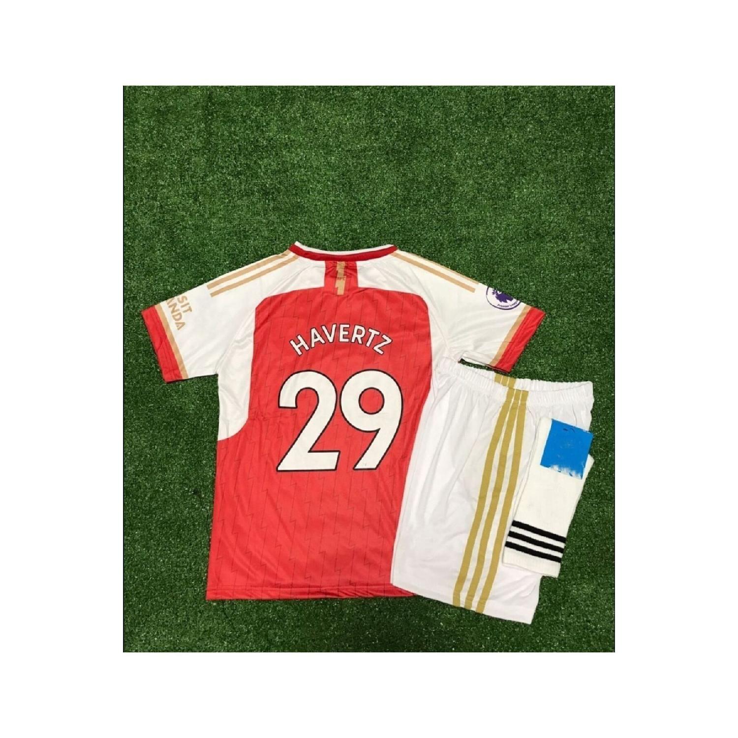 

Новый сезон 2023/24 Kai Havertz, детский трикотажный комплект из трех предметов 0-3 AY красный