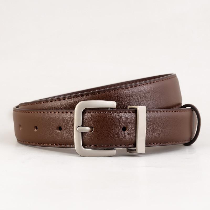 Ledergürtel für Damen mit klassischer Schnalle für Freizeit und Büro