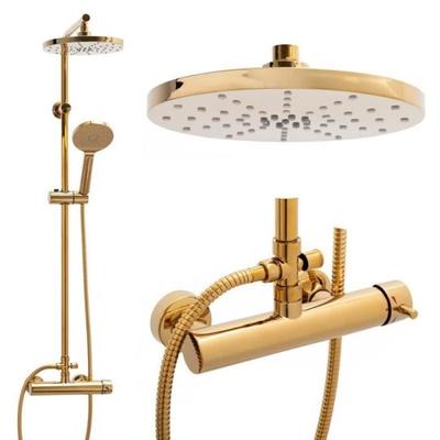 Shower - VIKING CHOICE - Rain Shower - Gold - Brass - 23 Cm