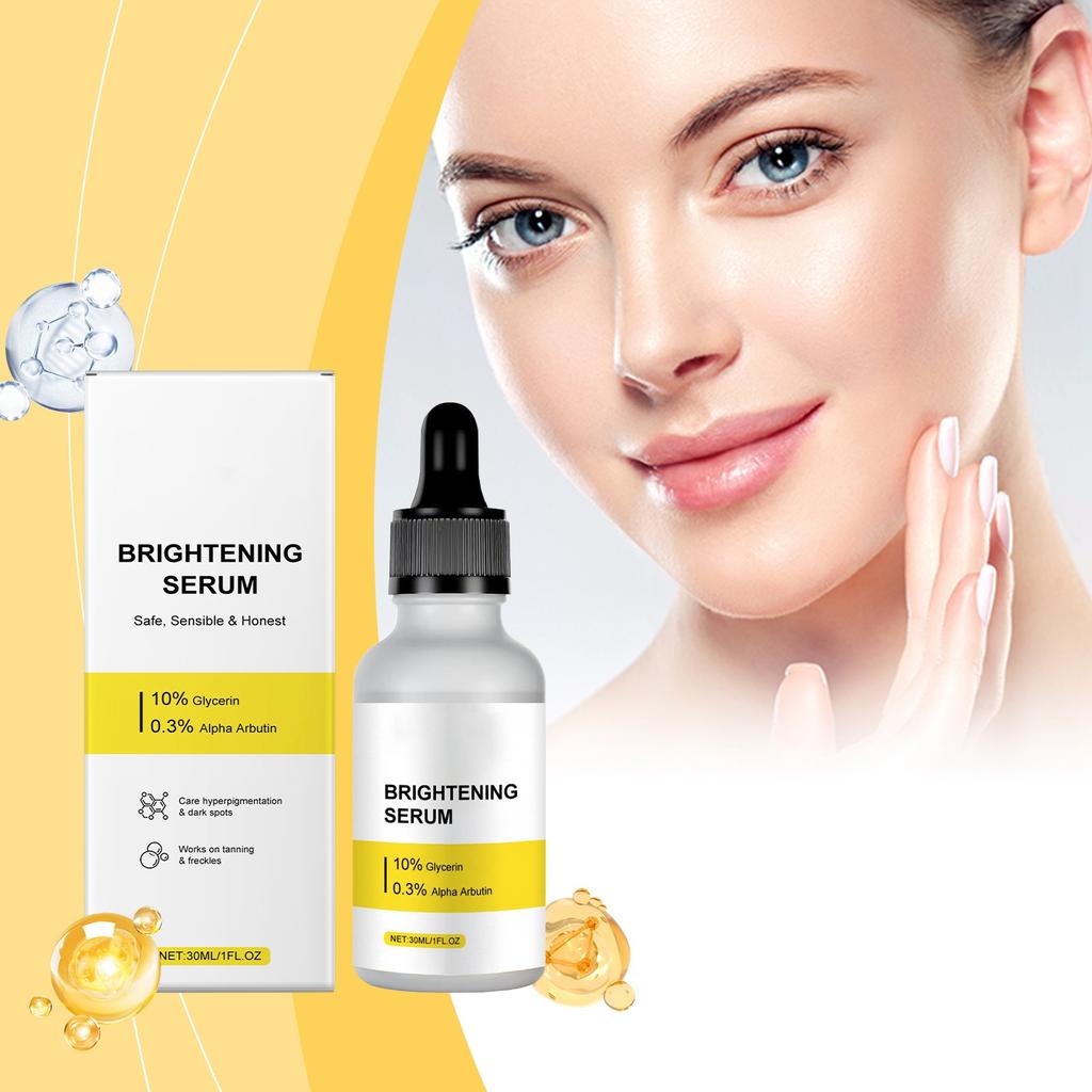 Niacinamid Fuktighetsgivende ansiktshudpleie Dyp lysere Fade Aknemerker Flekker Fuktighetsgivende Hemmer Melanin,30ML