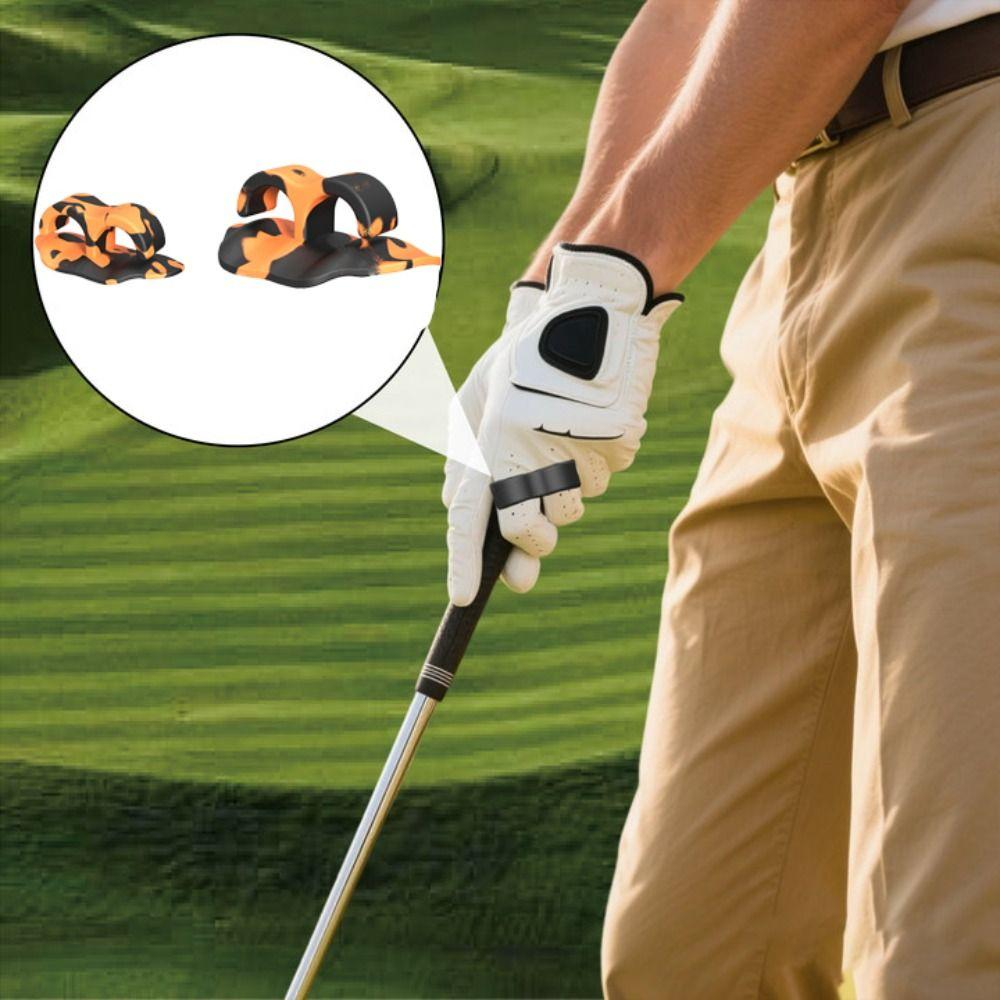 2 pcs Enhanced Ball Control Golf Club Grip Trainer Correct Posture Grip Training Aids  Swing Trainer