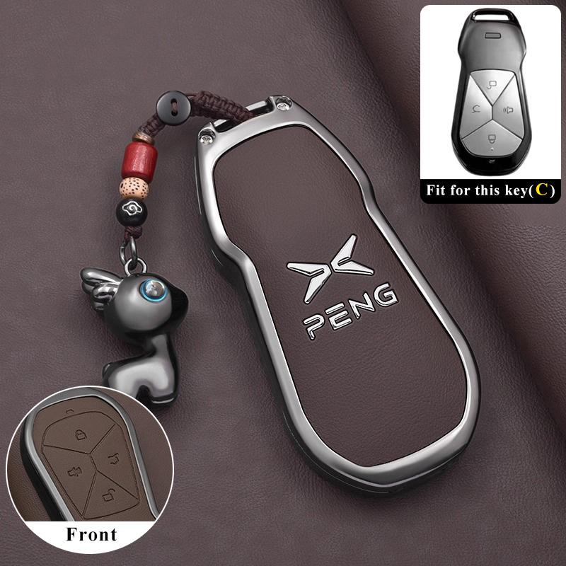 Autoschlüsselhülle für Xpeng Xiaopeng G6 2025 2026 Auto-Styling Schlüsselanhänger Fernbedienung Dekoration Abdeckung Schale Ringhalter Fob Zubehör