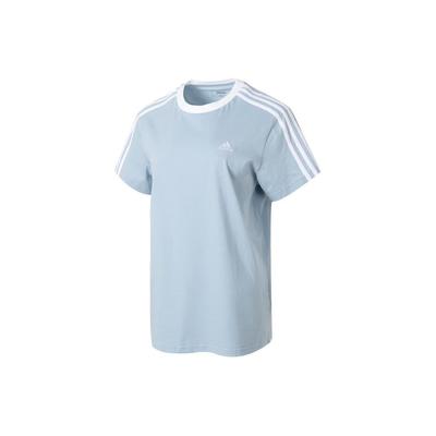 Printed Sports Casual Breathable Running Round Neck T-Shirt V1 Women Tops Light-Blue JI6979