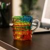 High Borosilicate Glass 3D Painted Book Mug Colorful Coffee Tea Cup Collection Gifts