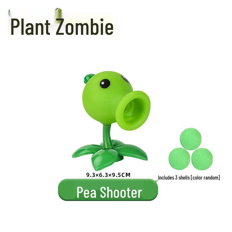 Plants vs. Zombies Toy Set: Machine Bug, Football Gun, Pea Pod, Carnivorous Plant Models
