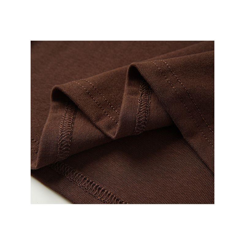 Anti-Static Pure Cotton Large Size Half-High Collar Base Shirt for Women in Autumn and Winter, New Slim-Fit T-Shirt for Layering