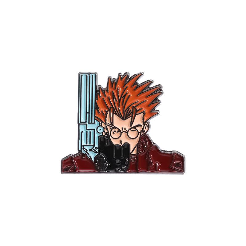 

Cartoon Eyecatching Anime Character Brooch Colorful Unique Design For Stylish Decoration