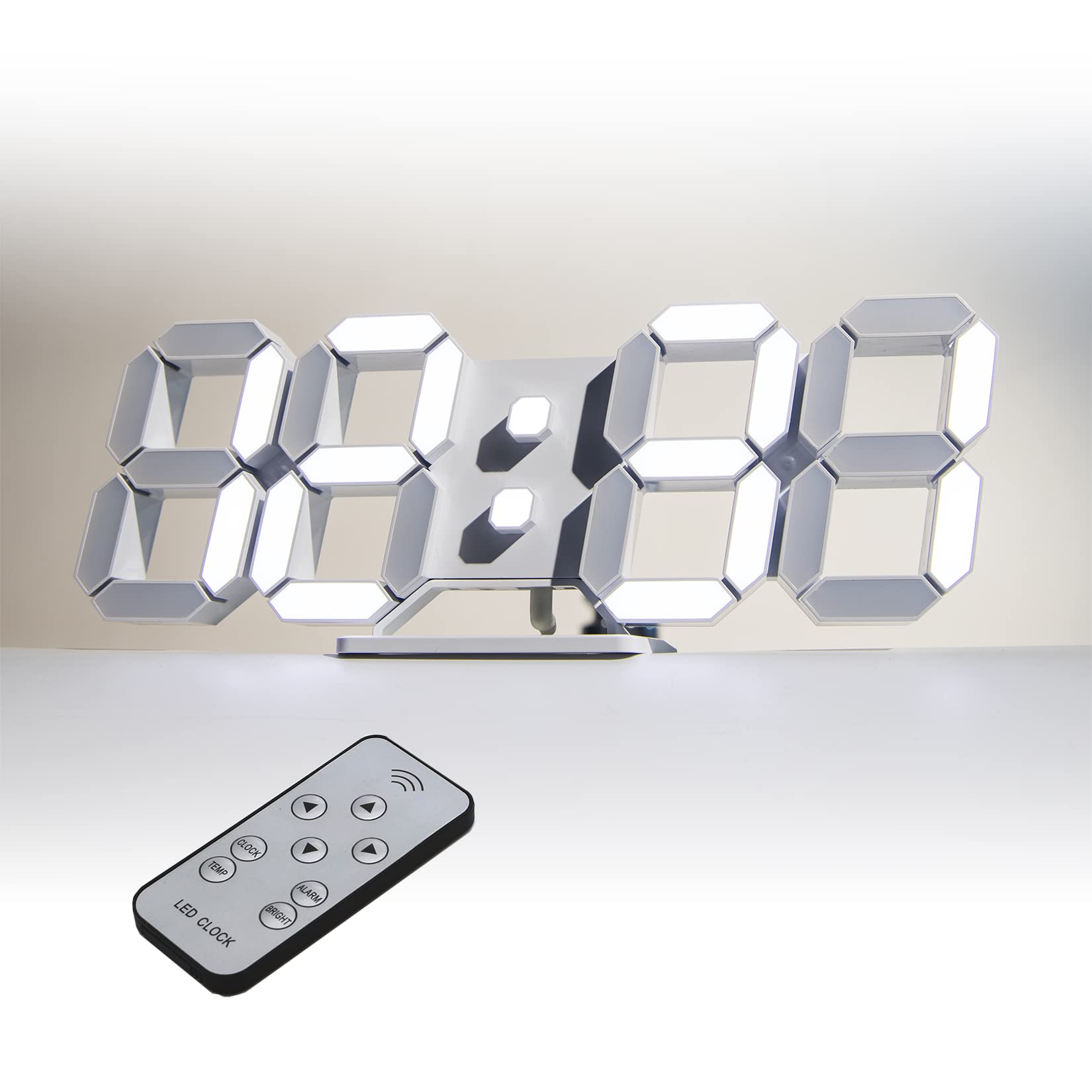

KOSUMOSU ACD-210W LED Настінний годинник Білий