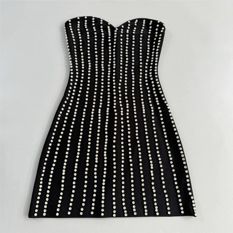 

Облегающая бандажная юбка на бедрах, платье-топ-труба, легкая роскошь, тяжелая промышленность, заклепки, талия, новая сексуальная женская одежда XL