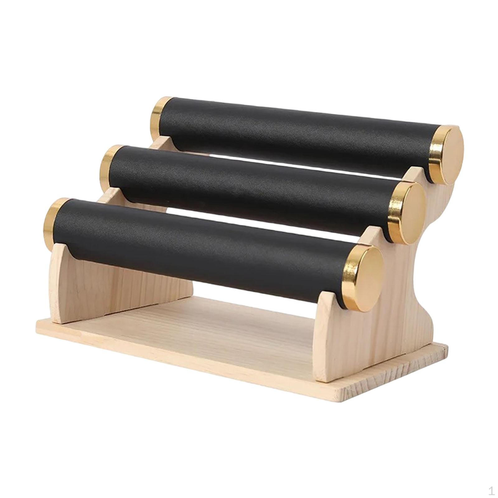 Трехуровневая подставка для браслетов, органайзер для украшений, дисплей, для туалетного столика