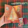 3D Pop-Up Christmas Tree Card - Creative Holiday Gift for Students and Activities