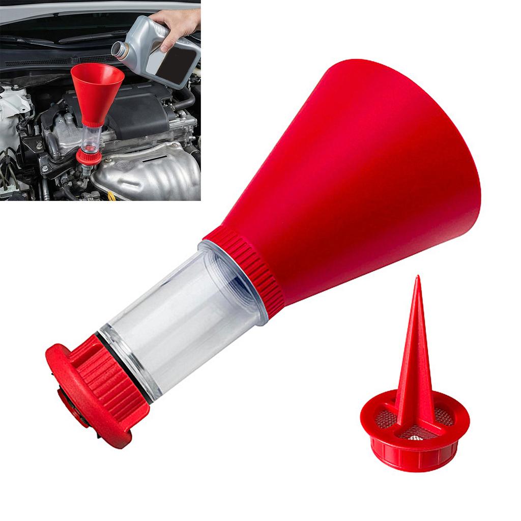 Automotive Oil Pouring Funnel Fit For Various Vehicle Using Sturdy ABS Material For Long Lasting Performances