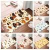 Fashionable Dachshund Printing Non-Slip Small Rug Waterproof Easy To Clean Floor Mat for Indoor Outdoor Use Durable Home Decor