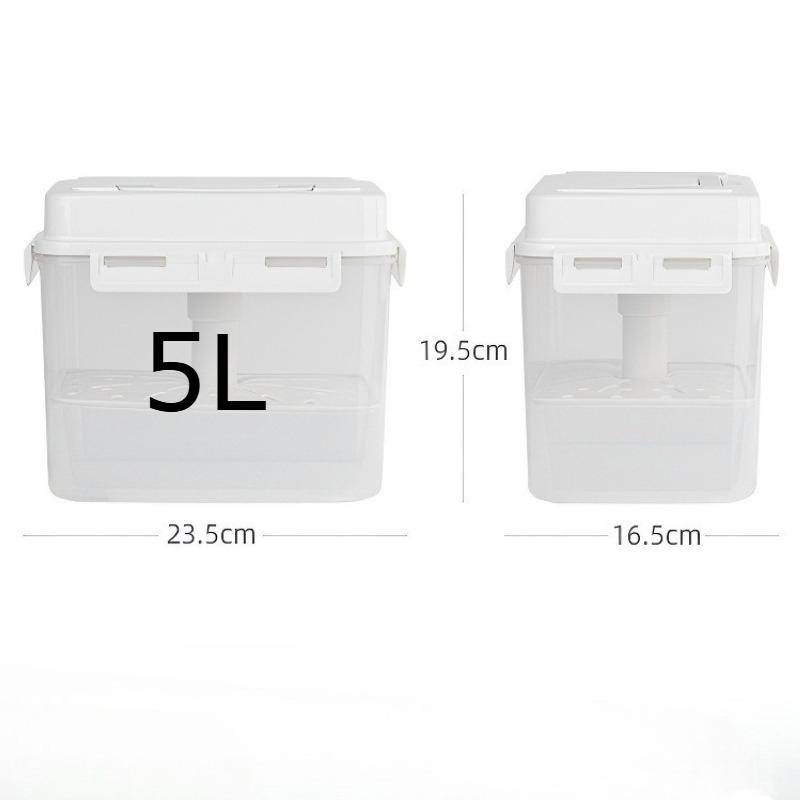 1pcs 5L Kimchi Press Storage Container Pickle Jar For Gherkin Sauerkraut Kimchi Storage Container And Fermentation Organization