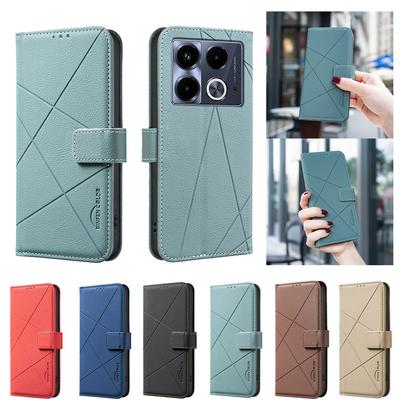 Αναδιπλούμενη Δερμάτινη Θήκη Για Infinix Note 40 4G Note 40 Pro 4G Note 40 Pro 5G Note 40 Pro Plus 5G Μαγνητική Κάλυψη Με Υποδοχή Καρτών Σταντ