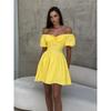 Western Style Fashion Sexy off-Shoulder Lace-up Dress Sexy off-the-Shoulder Dress