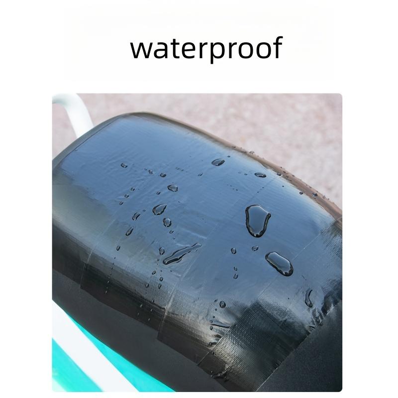 Kissenreparaturzulage Motorrad Leder Lochreparatur selbstklebende Umrandung wasserdicht verschleißfest Handriss schwarz cl