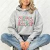 Happy New Year 2026 Women Hoodies Hello 2026 Faux Crochet Coquette Faux Yarn Printed Long Sleeve Sweatshirt Winter Sweater Women
