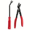 Fixing jaw screwdriver and nail puller set for auto door trim clip removal suit for car modification