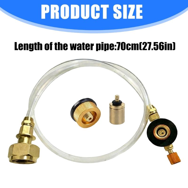 High Efficiency Outdoor Cylinder Filling Adapters Camping Gas Tanks Refills Adapters for Camping Burners Easy To Install