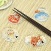 ADERIA Chopstick Set X X Made In Gift Birthday Rests, "Medeta Mono" (Congratulations) 4-Pattern [Approx. 5.6 4.4 1.3cm High], Japan, Boxed, Gift,